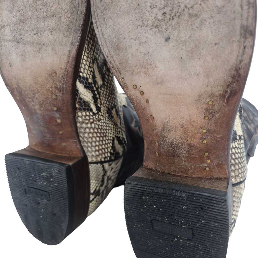 Other Cowtown Python Mens 14D Square-toe Natural … - image 12