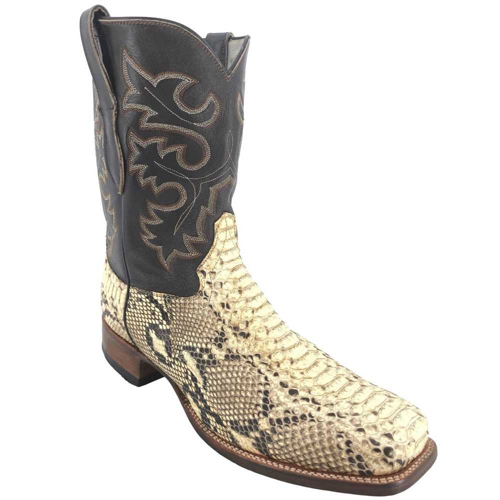 Other Cowtown Python Mens 14D Square-toe Natural … - image 1