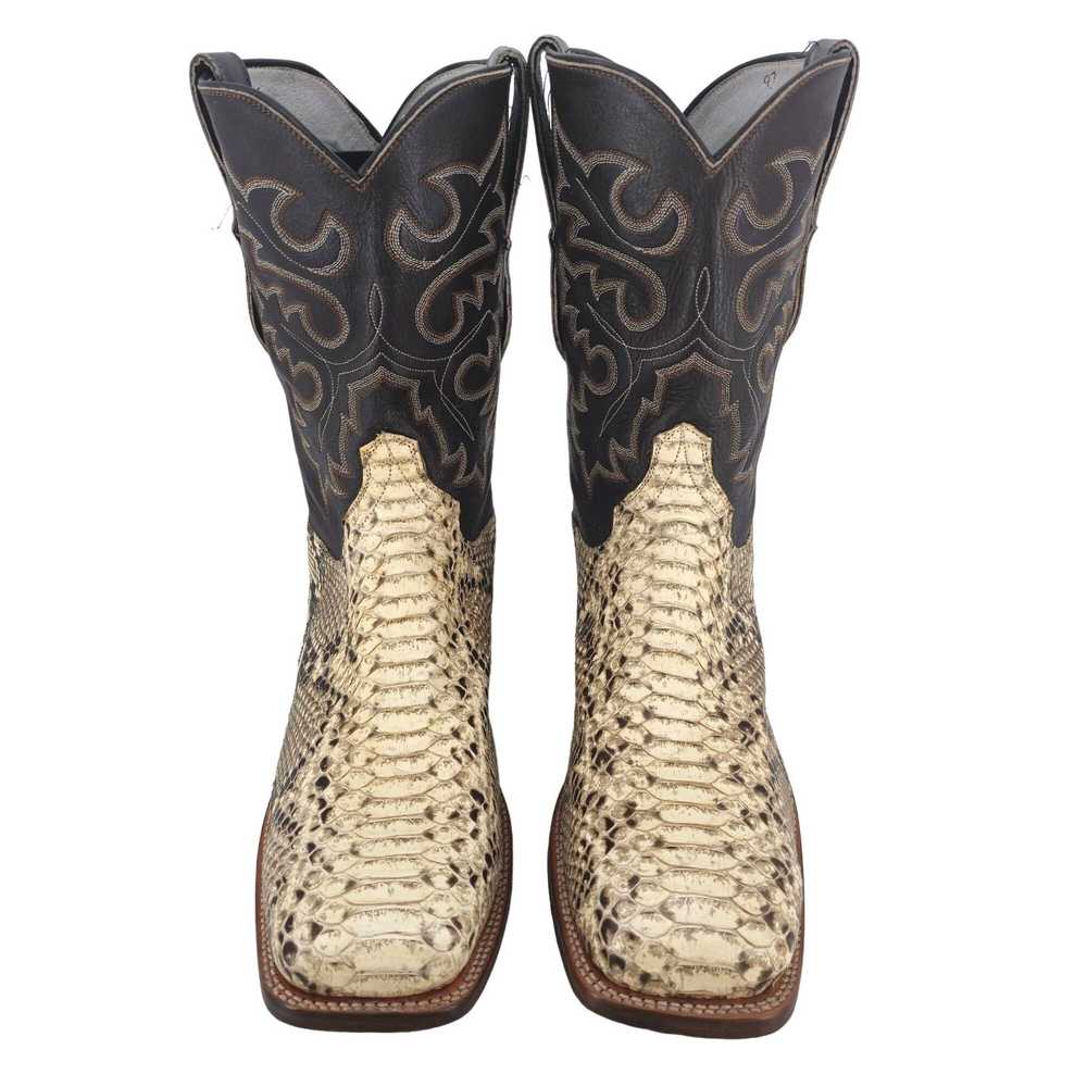 Other Cowtown Python Mens 14D Square-toe Natural … - image 2