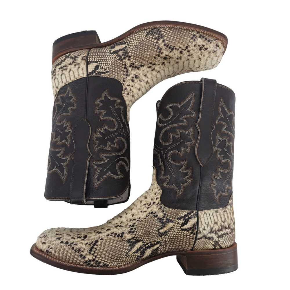 Other Cowtown Python Mens 14D Square-toe Natural … - image 7