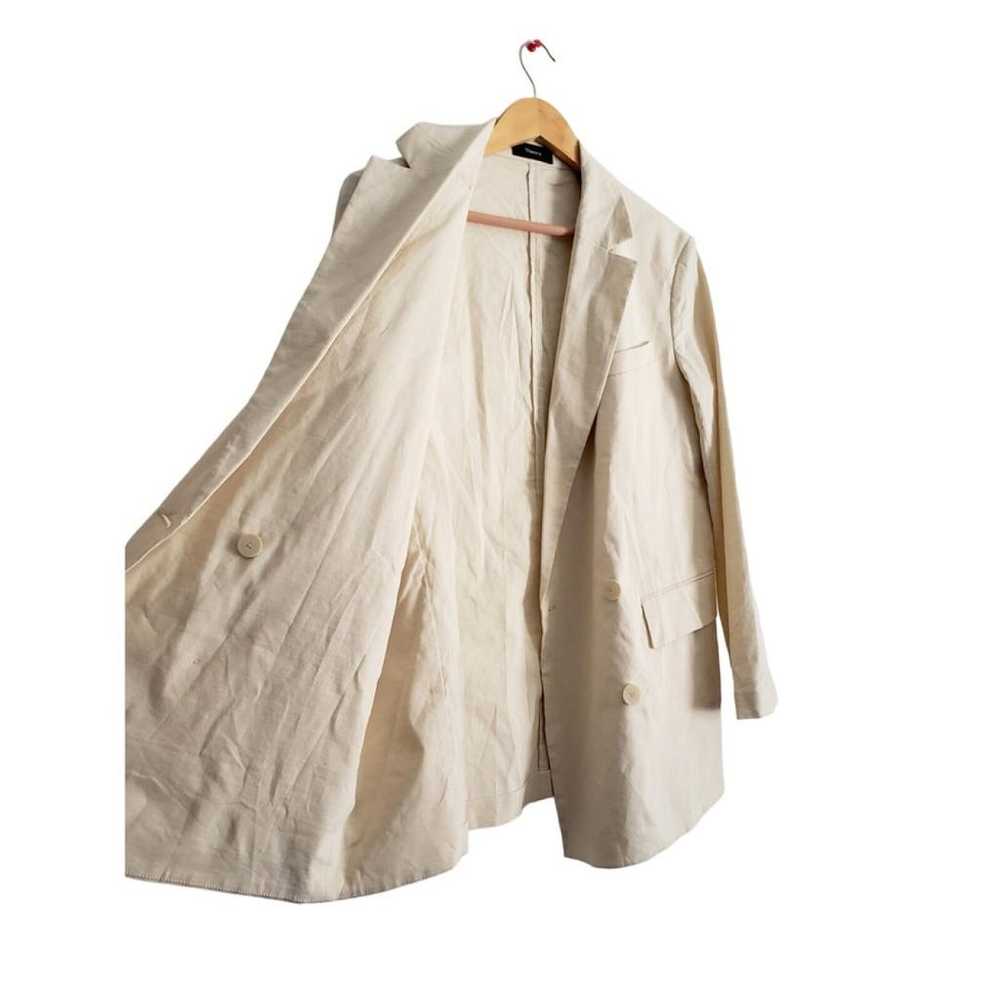 Theory Linen blazer - image 3