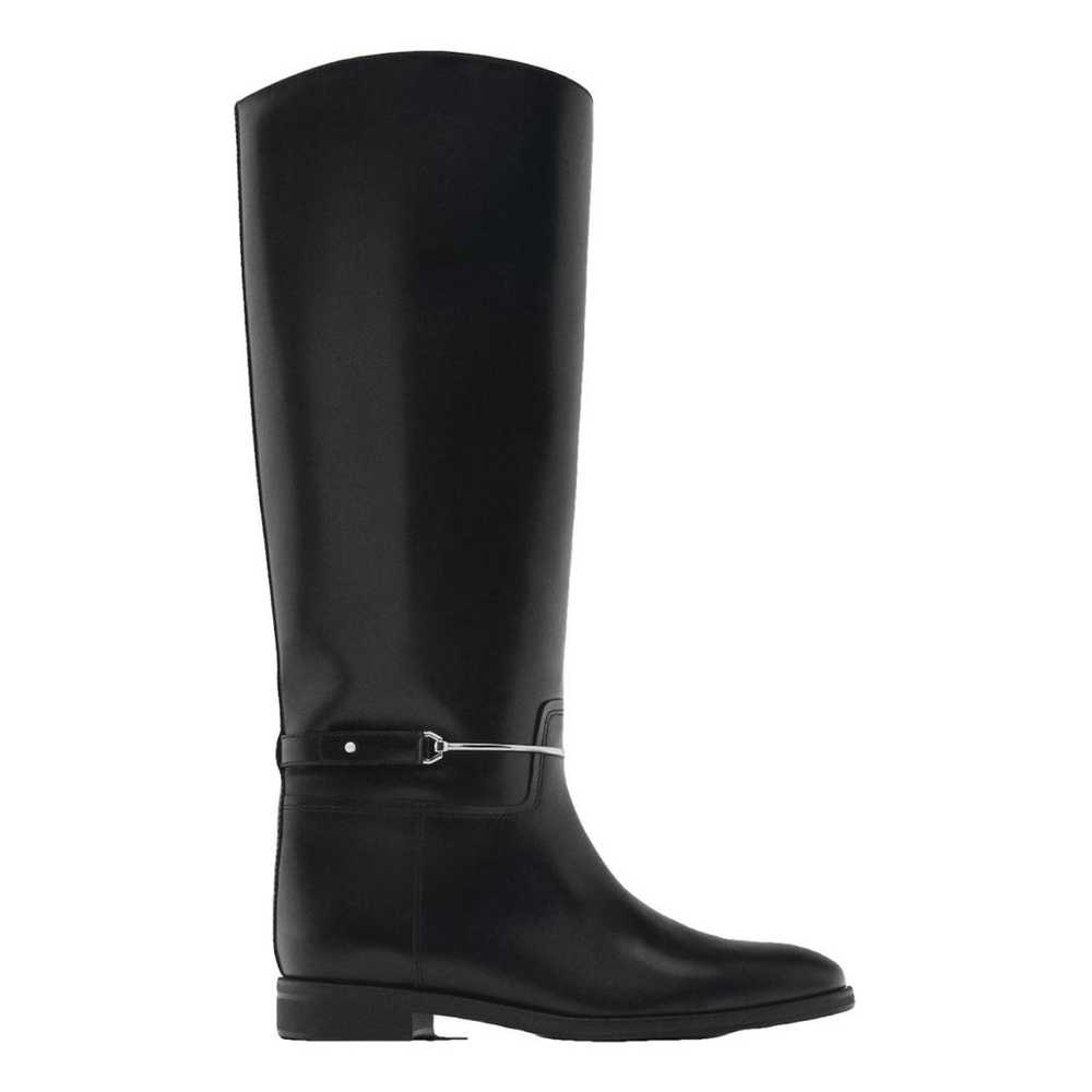 Massimo Dutti Leather riding boots - image 1