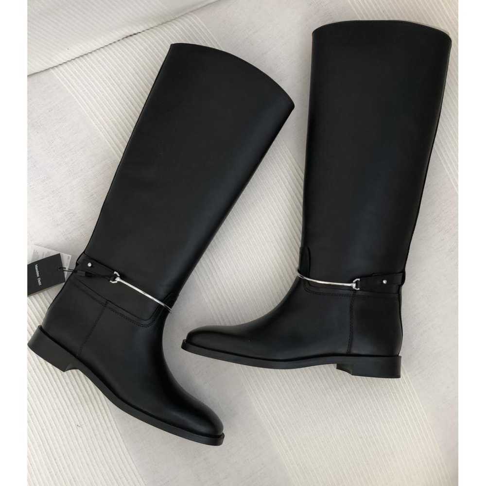 Massimo Dutti Leather riding boots - image 6