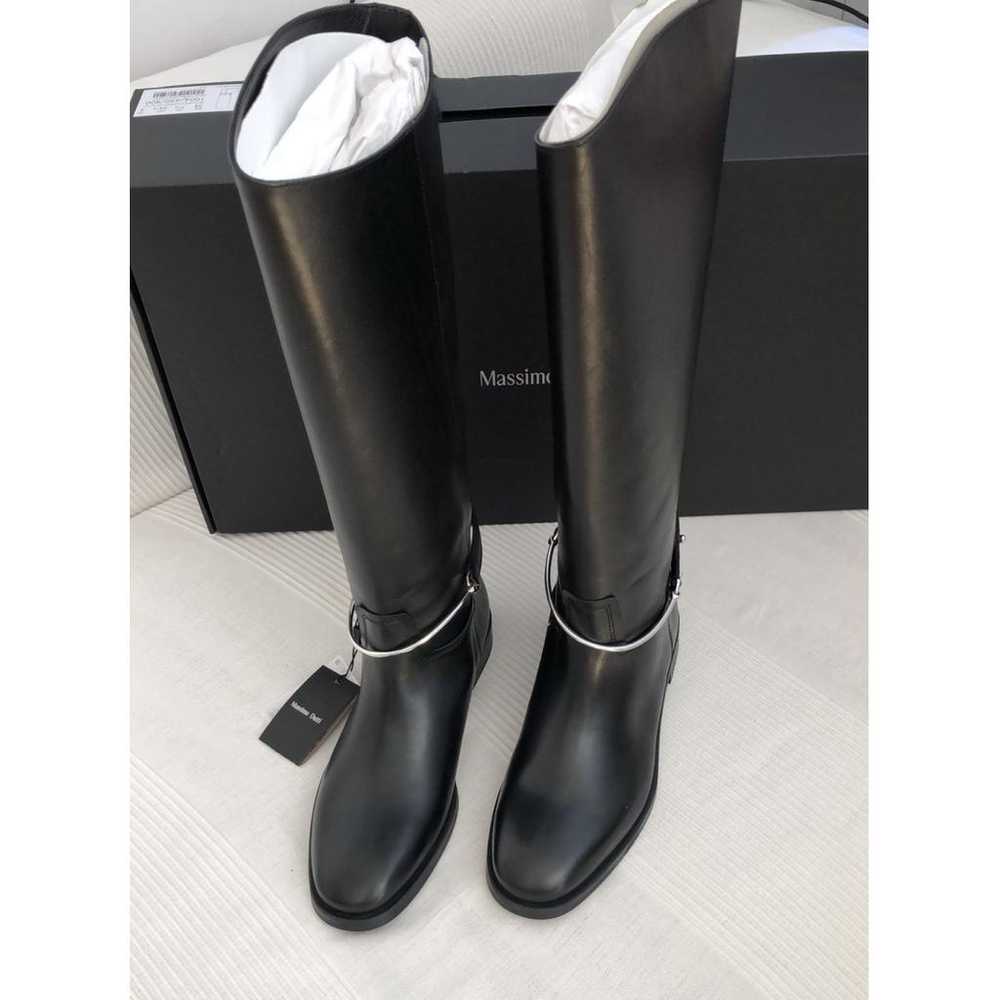 Massimo Dutti Leather riding boots - image 7