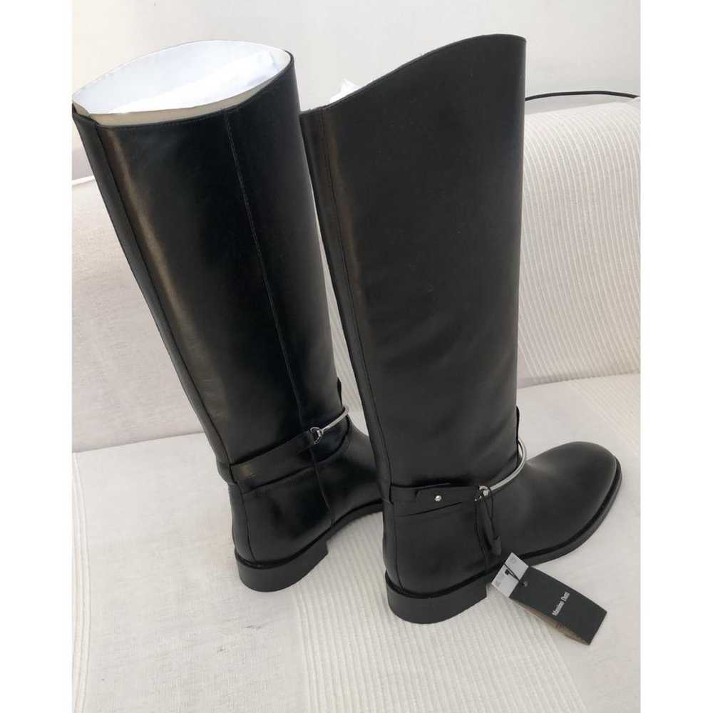 Massimo Dutti Leather riding boots - image 8