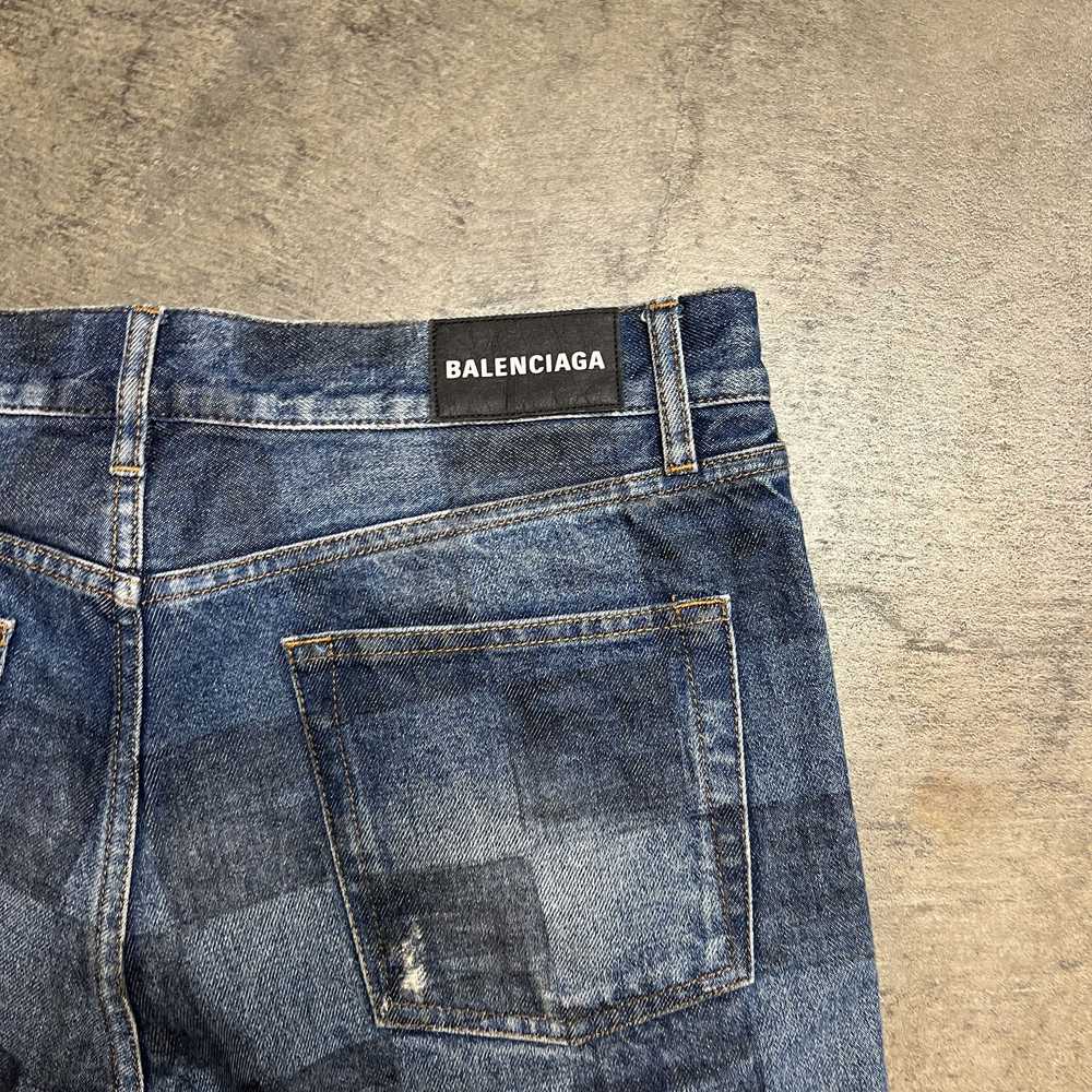 Balenciaga Fall 19 Checked Paris Jeans - image 6