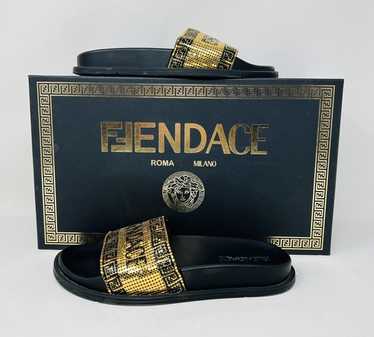 VIP価格【関税/送料込】【FENDACE】サンダル Fendi versace fendace logo - Gem