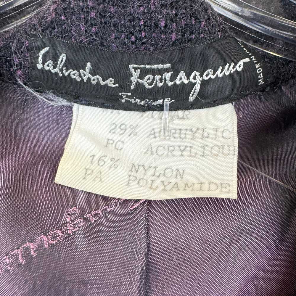 Vintage Salvatore Ferragamo Mohair Blend Blazer - image 3