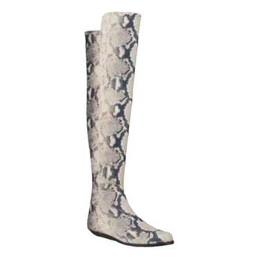 Stuart Weitzman Exotic leathers boots