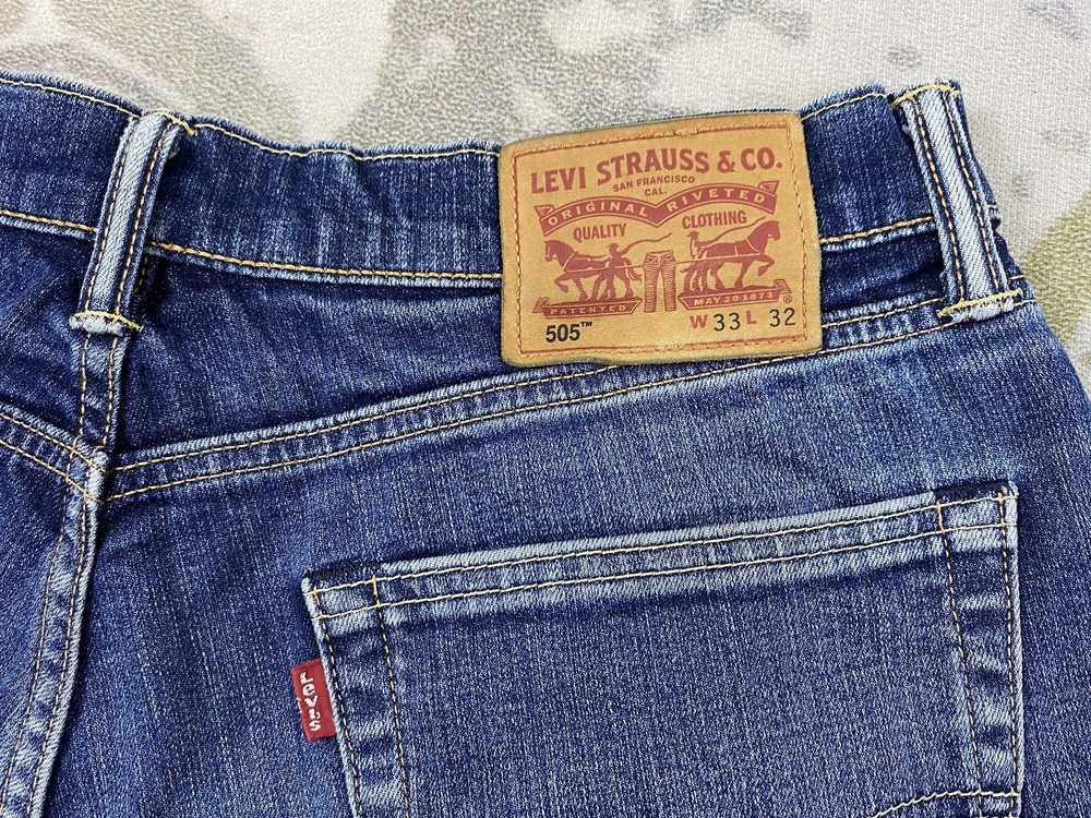 Distressed Denim × Levi's × Vintage Distressed Bl… - image 12