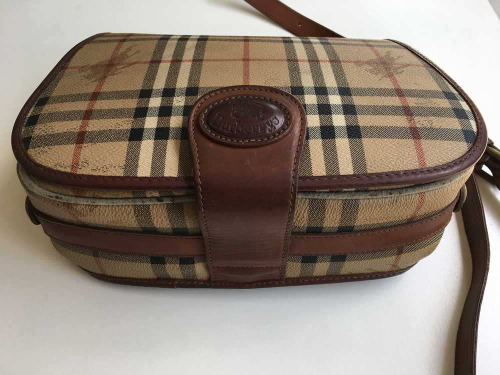 Burberry × Vintage Vintage Burberry Checkered Sli… - image 3