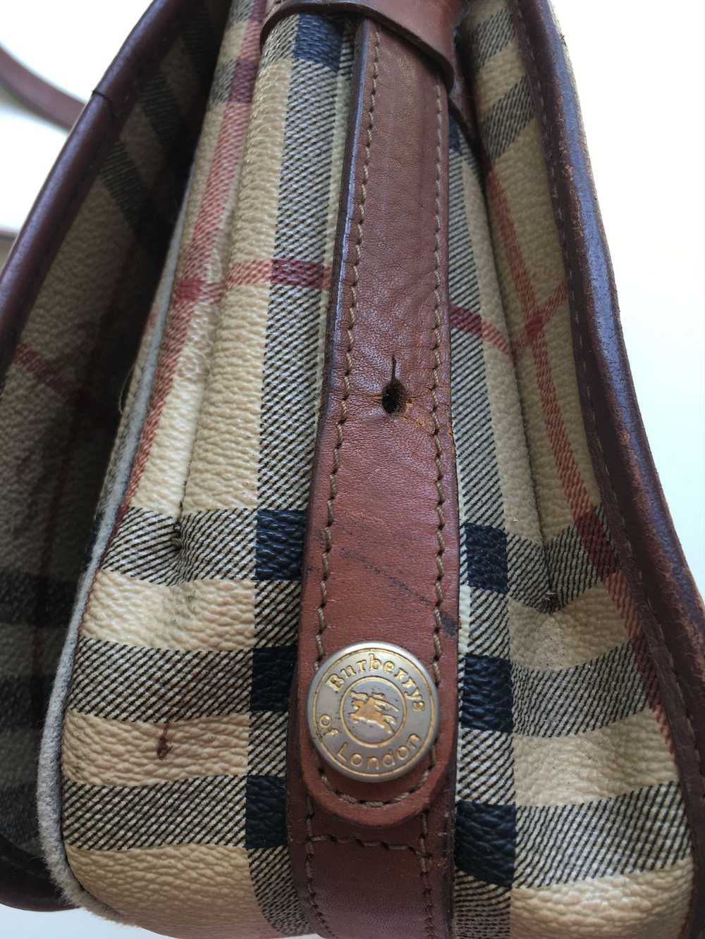 Burberry × Vintage Vintage Burberry Checkered Sli… - image 6