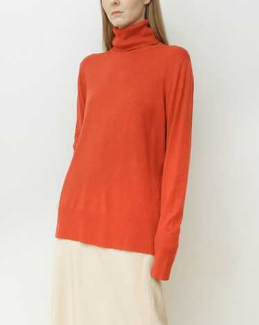 Tomato Turtleneck Sweater - image 1