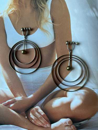 Trio Hoop Screw Back Earrings