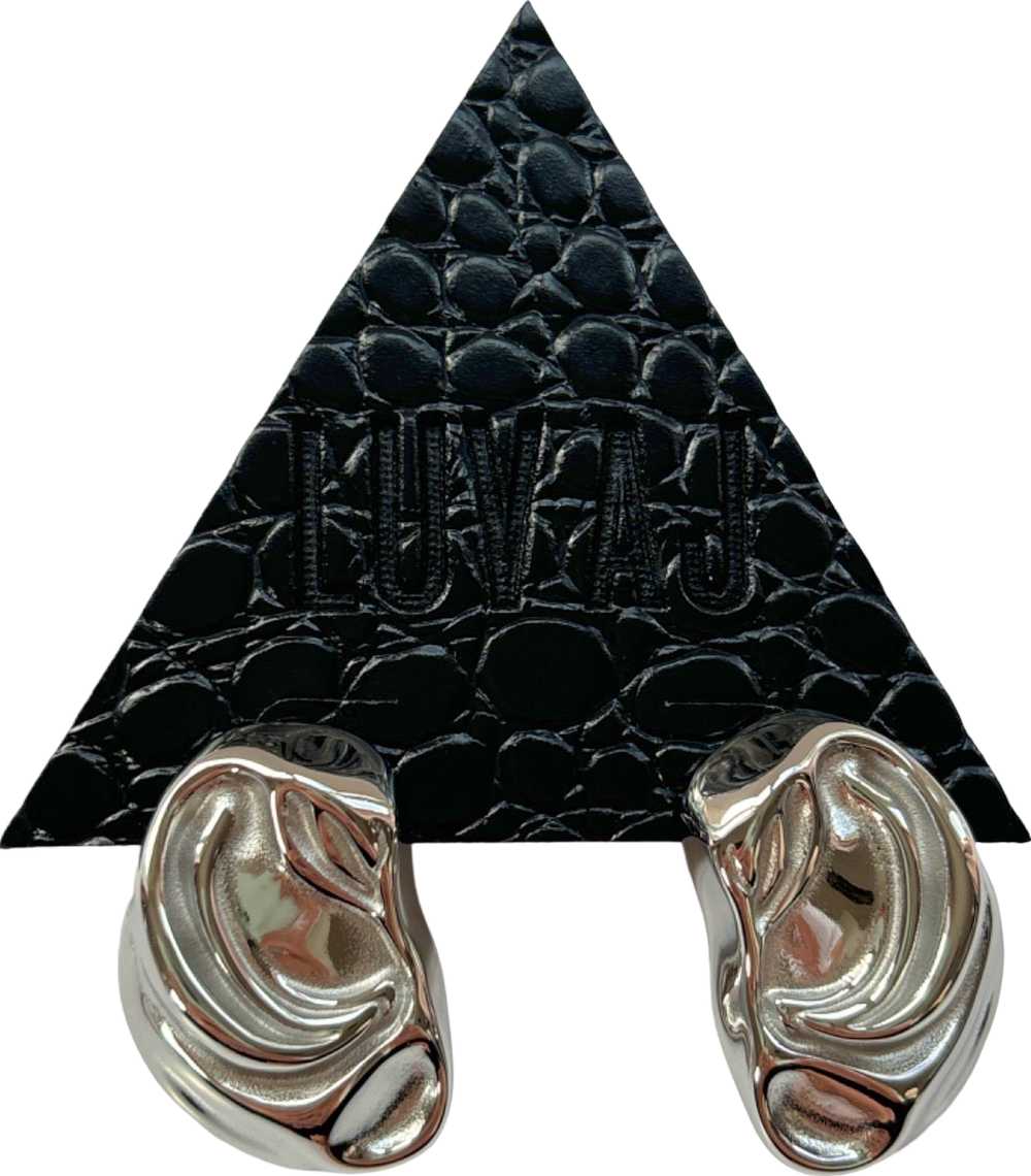 Luv AJ Silver The Miatta Earrings - image 1