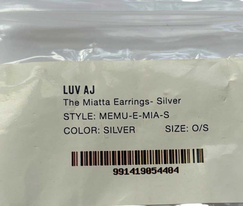 Luv AJ Silver The Miatta Earrings - image 2