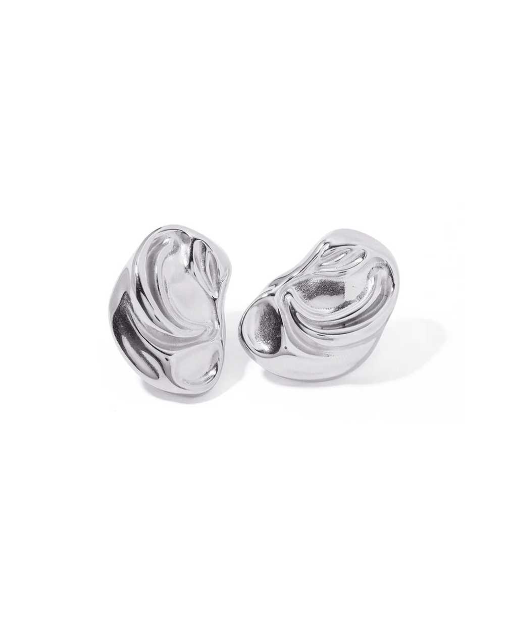 Luv AJ Silver The Miatta Earrings - image 3