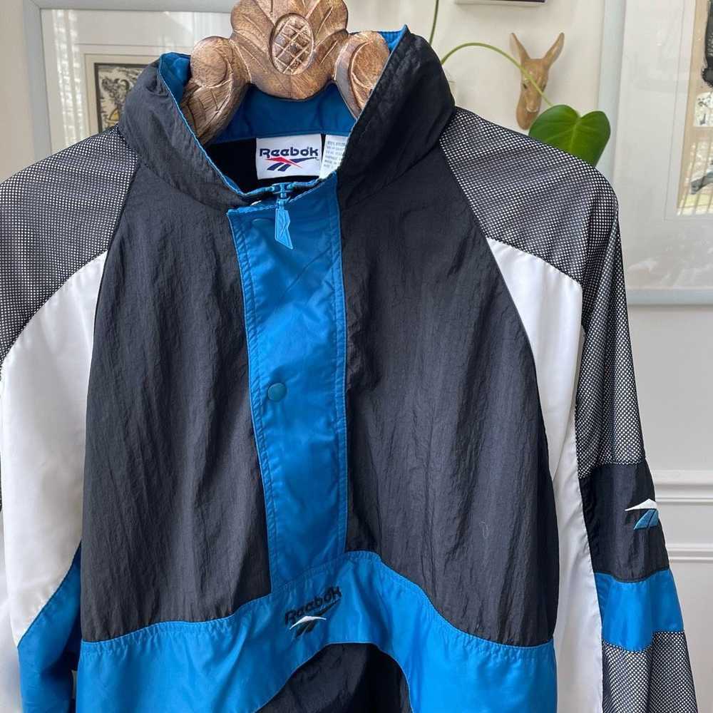 Reebok Vintage 90s Reebok Windbreaker Pullover 1/… - image 3