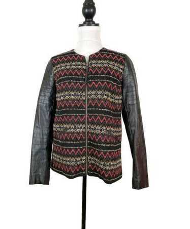 Designer Ella Moss Jacket Size Small Chevron Patte