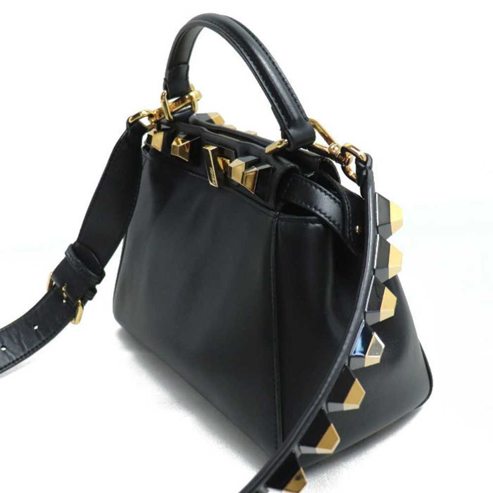 Fendi FENDI Peekaboo Studded 2-Way Shoulder Bag B… - image 2