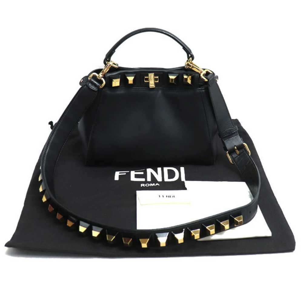 Fendi FENDI Peekaboo Studded 2-Way Shoulder Bag B… - image 8