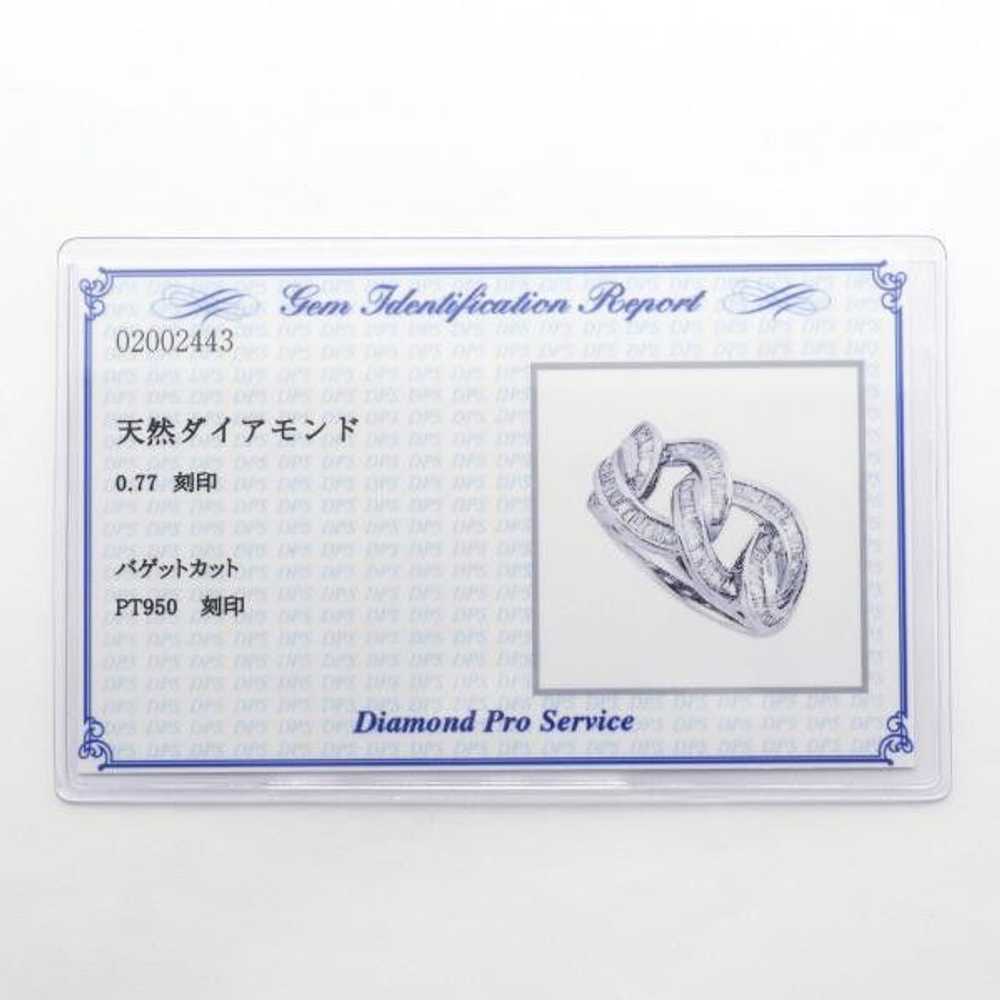 Other Other PT950 Platinum Diamond Ring 13 Size 0… - image 5