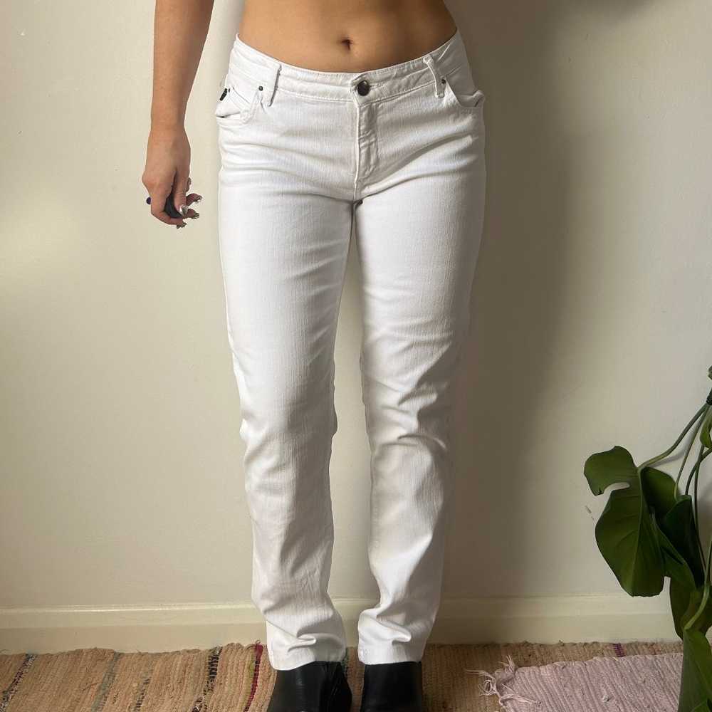 Just Cavalli Jeans - 29W UK 8 White Cotton - image 1