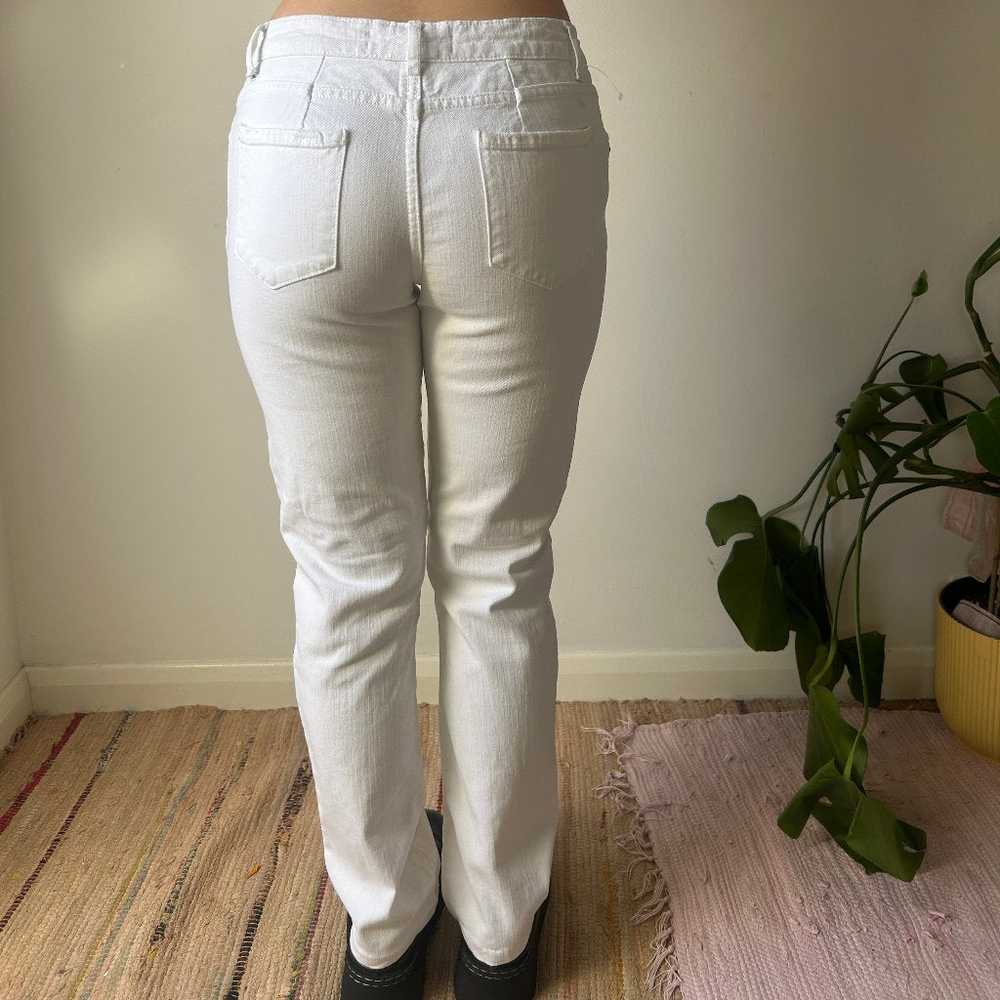 Just Cavalli Jeans - 29W UK 8 White Cotton - image 3