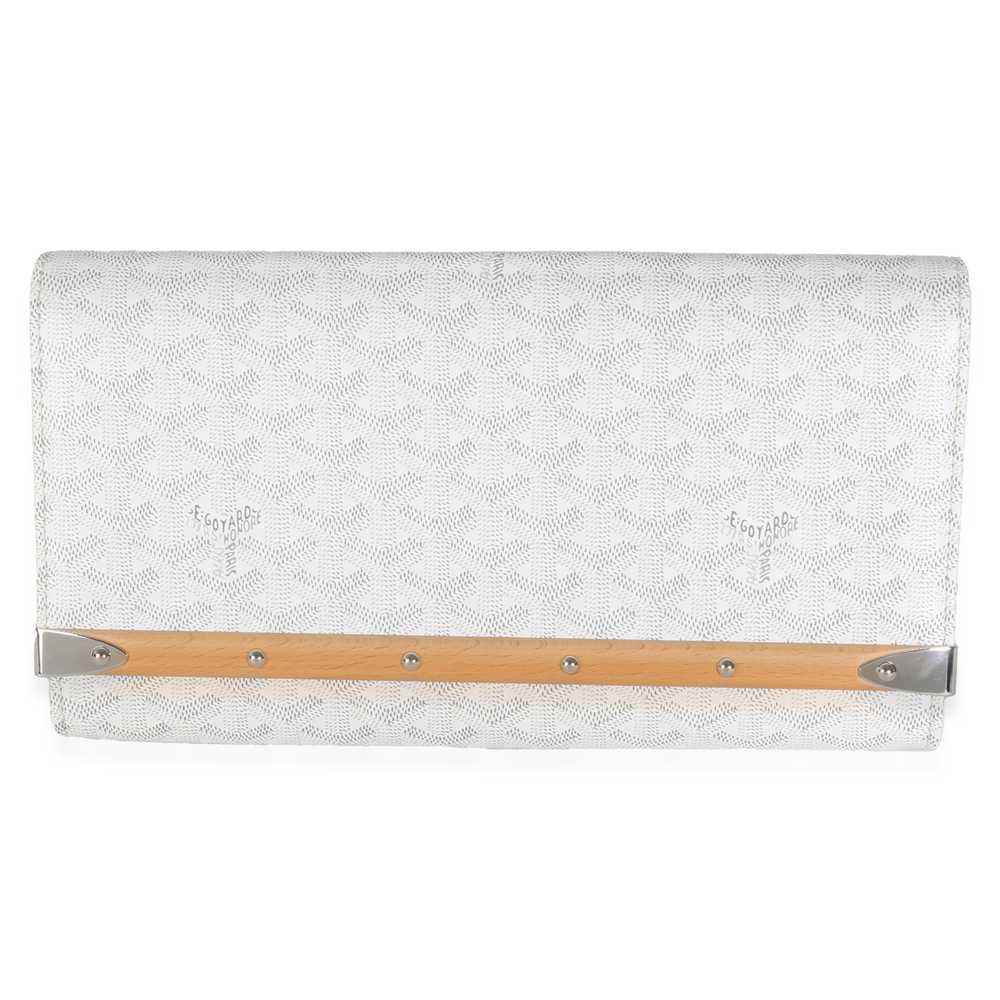 Goyard White Goyardine Canvas Monte Carlo Boise C… - image 1