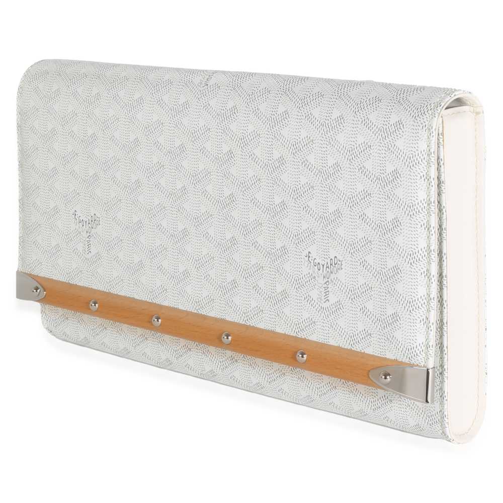 Goyard White Goyardine Canvas Monte Carlo Boise C… - image 2