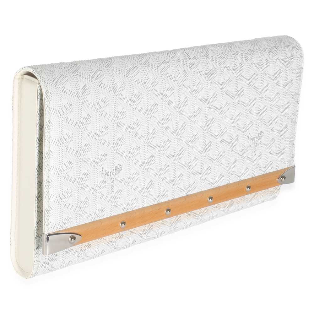 Goyard White Goyardine Canvas Monte Carlo Boise C… - image 3