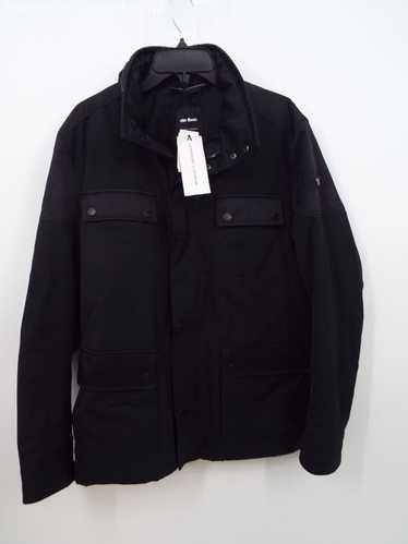 Strellson Men's Button Up Jacket-Black-Sz 40R