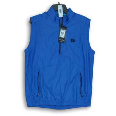 NWT Men's Adidas Cobalt Blue Sleeveless Pullover … - image 1