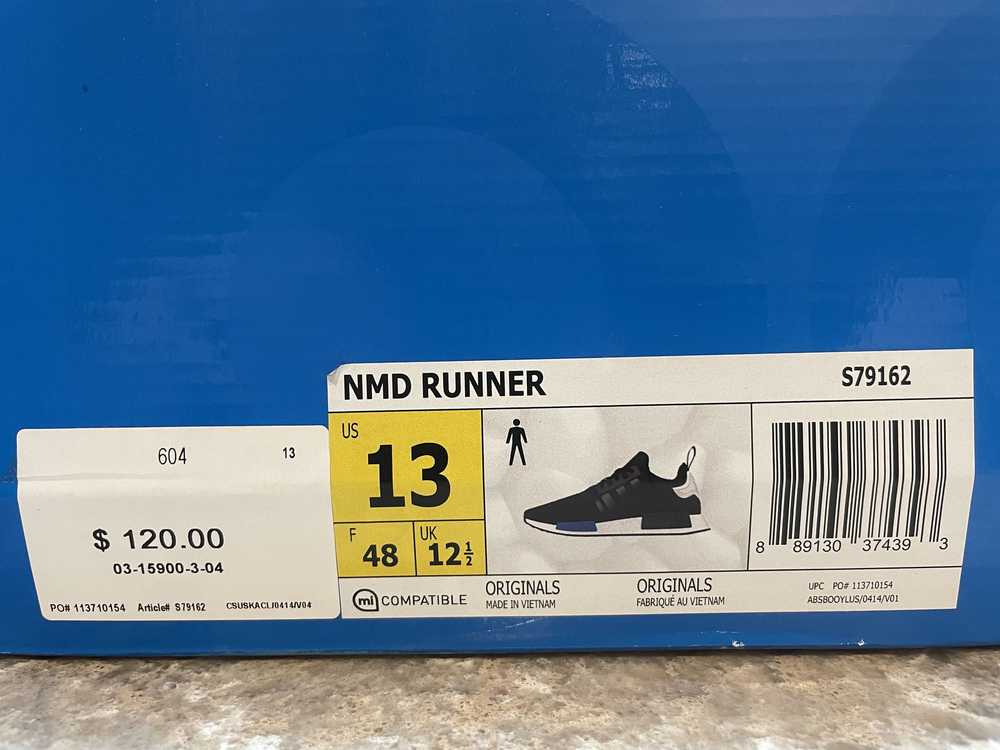 Adidas Adidas NMD Runner Black Blue w/ OG Box - image 5