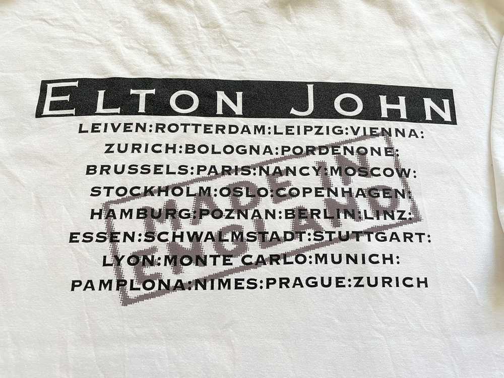 Band Tees × Rare × Vintage Vintage Elton John 199… - image 9