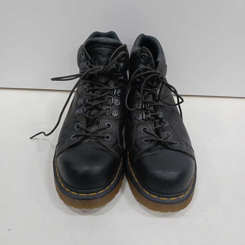 Vintage Dr. Martens Black Leather Boots Men's Siz… - image 1