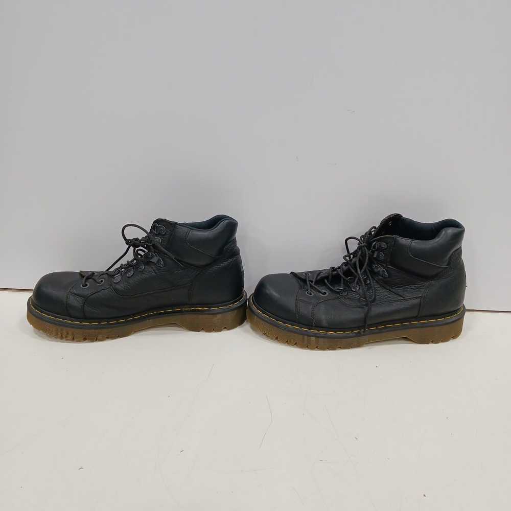 Vintage Dr. Martens Black Leather Boots Men's Siz… - image 3