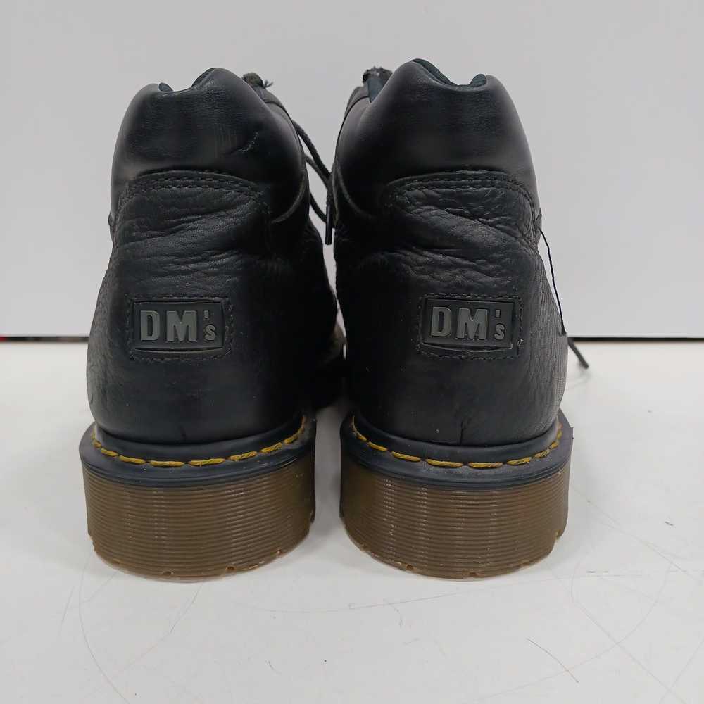 Vintage Dr. Martens Black Leather Boots Men's Siz… - image 4