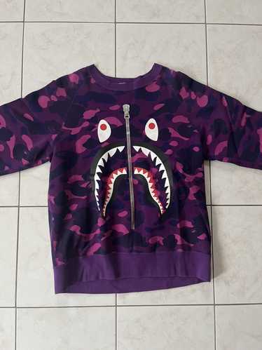 Bape Color Camo Shark Crewneck