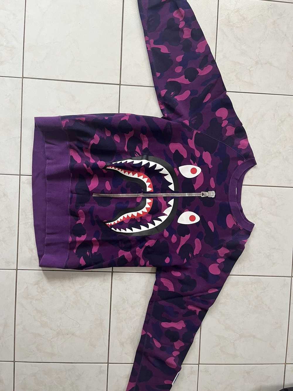 Bape Color Camo Shark Crewneck - image 2