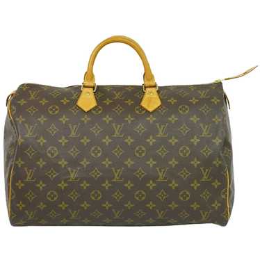 Louis Vuitton Speedy 40 Brown Canvas Handbag (Pre… - image 1