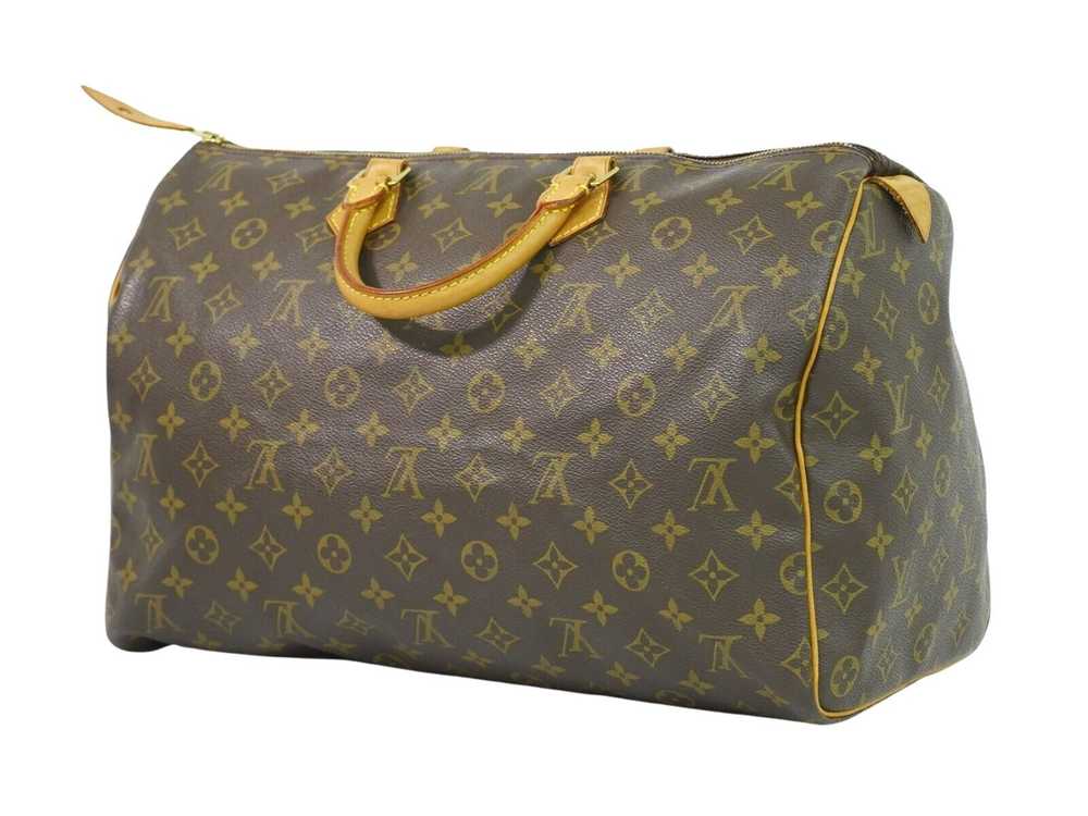 Louis Vuitton Speedy 40 Brown Canvas Handbag (Pre… - image 2