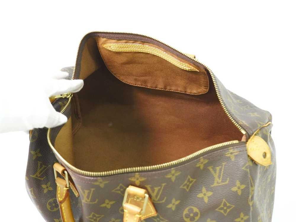 Louis Vuitton Speedy 40 Brown Canvas Handbag (Pre… - image 4