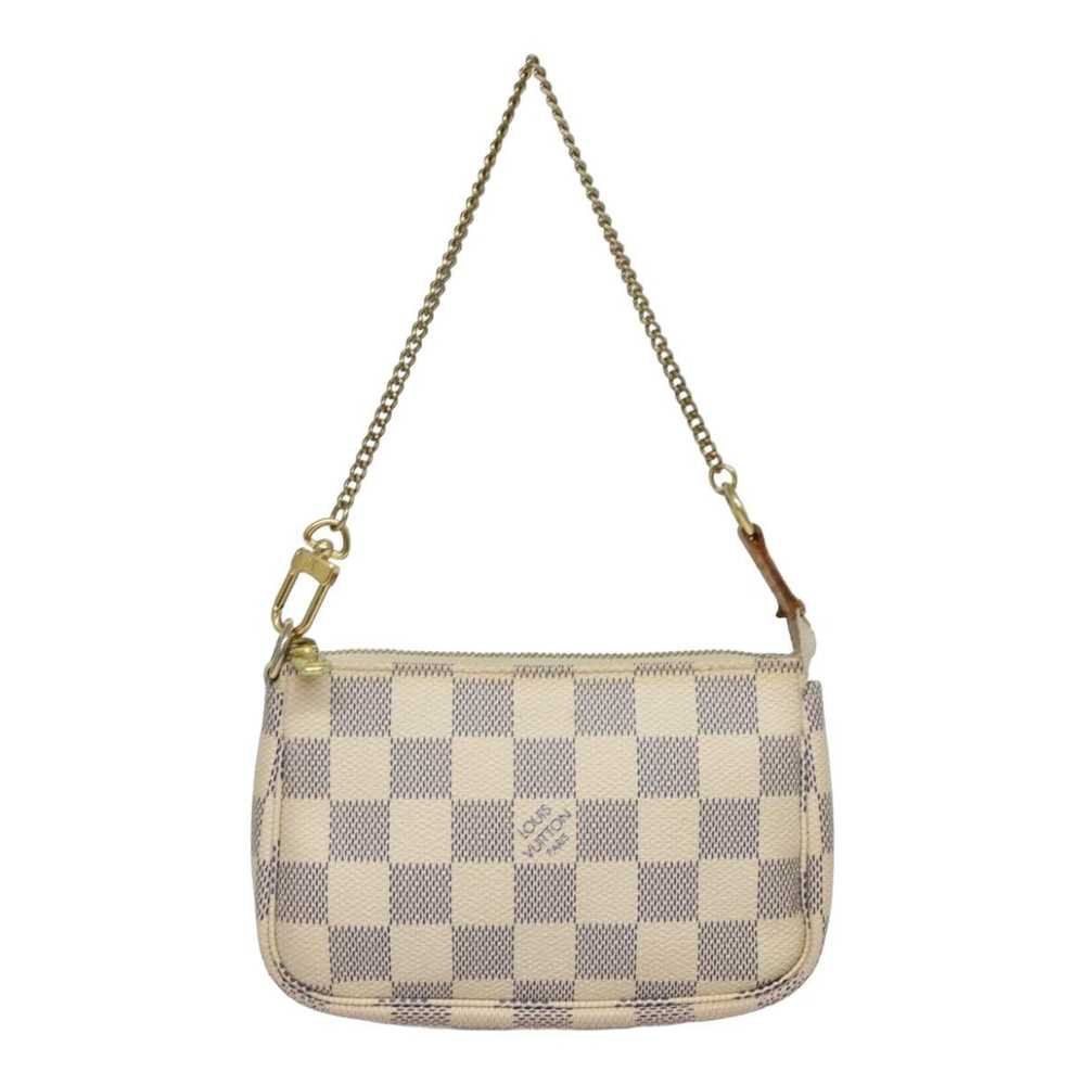 Louis Vuitton Mini Pochette Accessoires White Can… - image 1