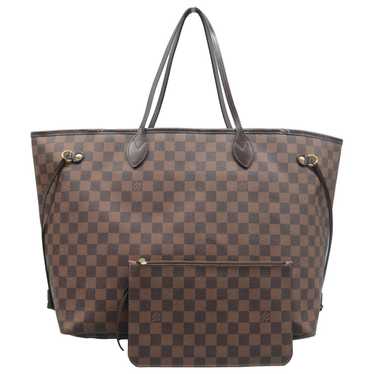 Louis Vuitton Neverfull leather handbag