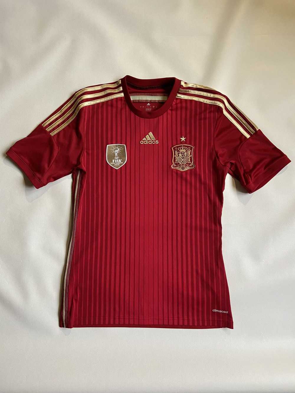 Adidas × Soccer Jersey × Vintage 2014 Spain Adida… - image 1