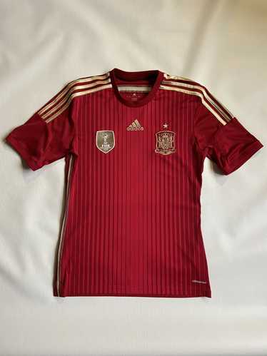 Adidas × Soccer Jersey × Vintage 2014 Spain Adida… - image 1