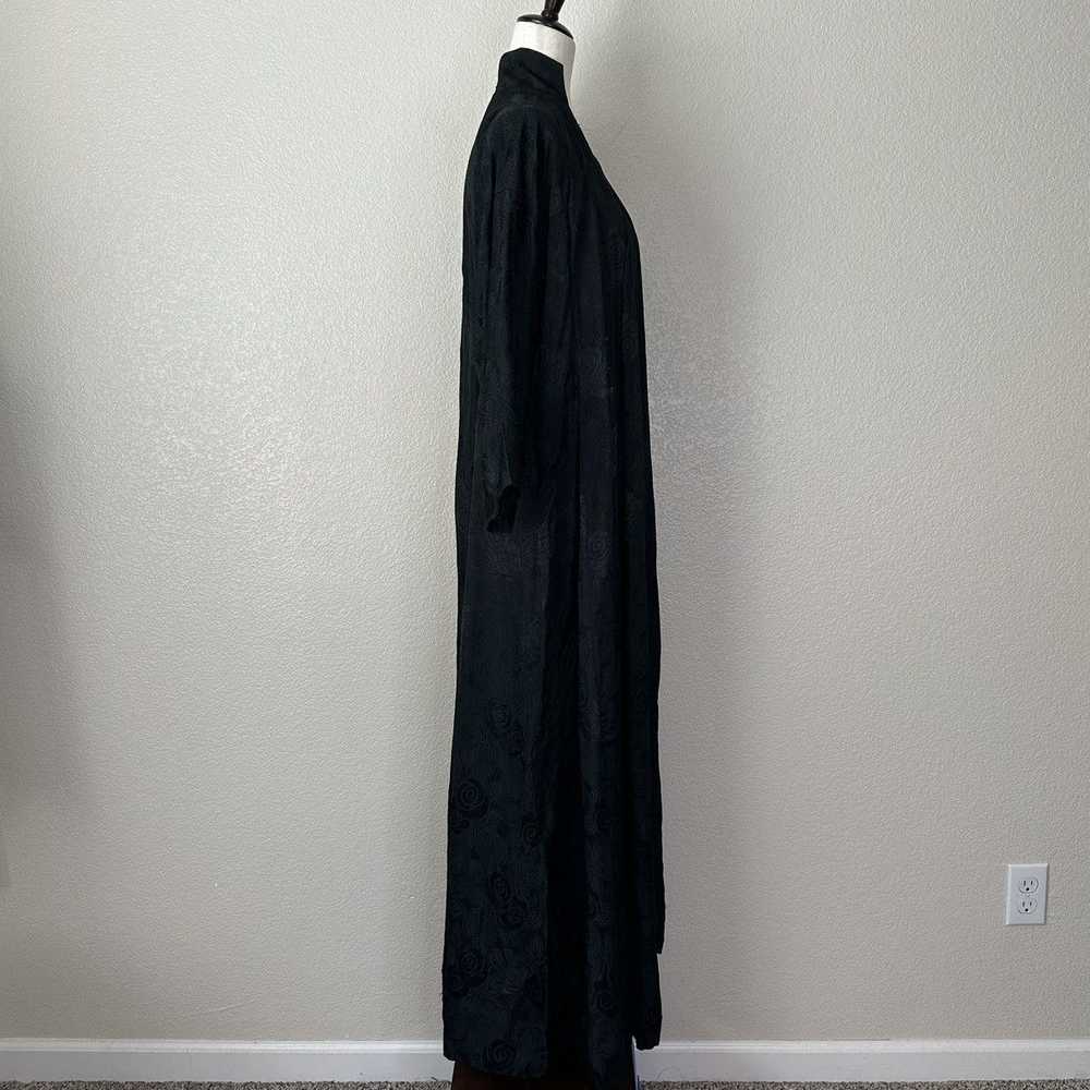 Other Black Women’s Floral Textured Long Duster R… - image 6