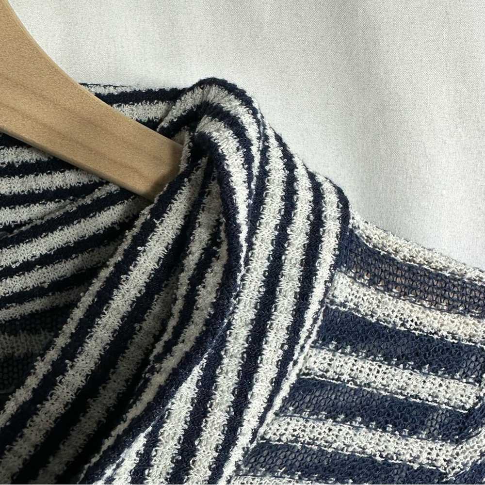 Splendid SPLENDID Striped Cowl Neck Sweater Navy/… - image 4