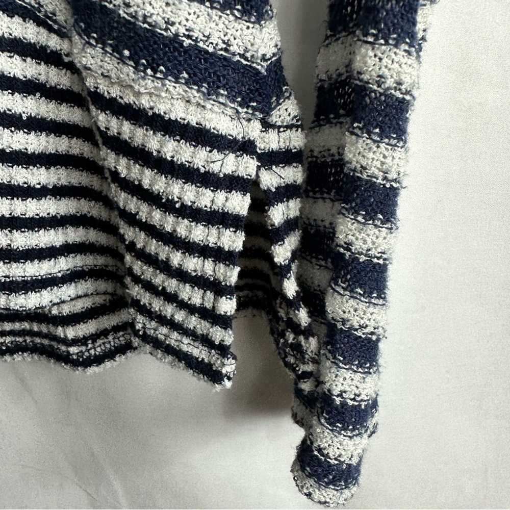 Splendid SPLENDID Striped Cowl Neck Sweater Navy/… - image 5